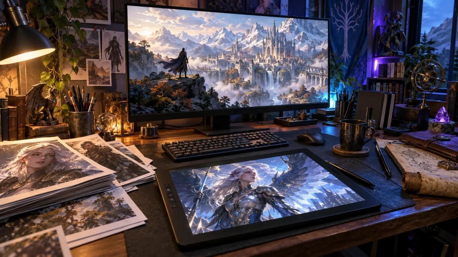 Desktop Command Centre editorial illustration